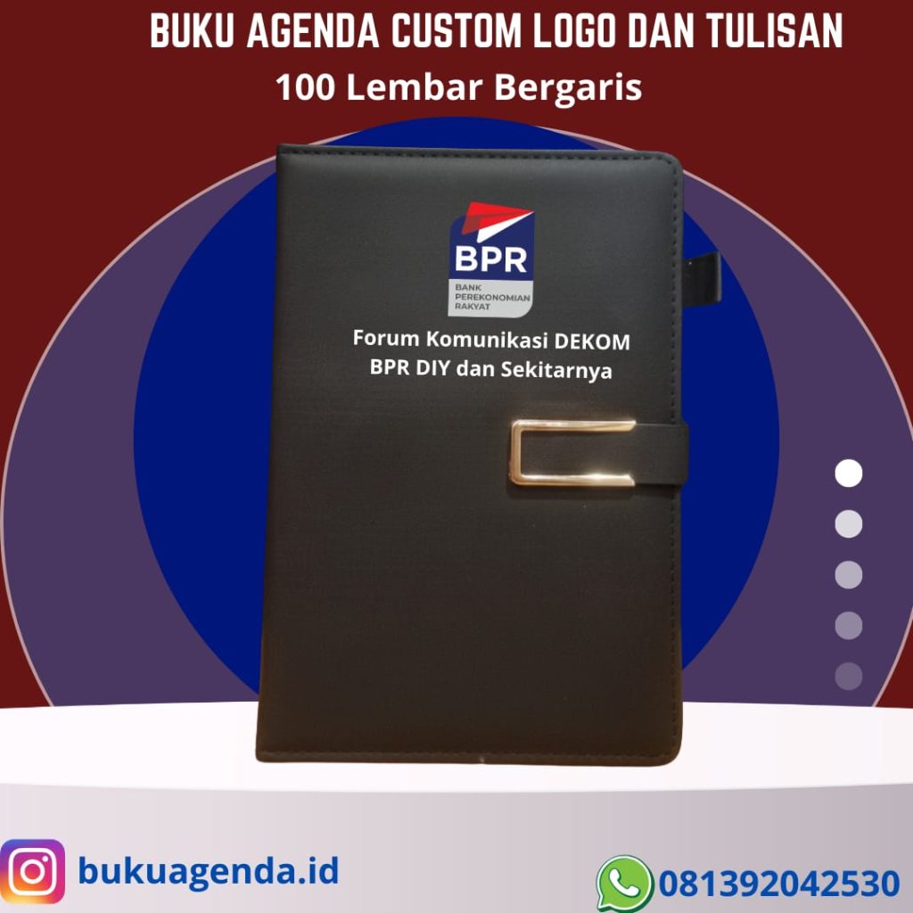 Buku Agenda Kulit Sintetis